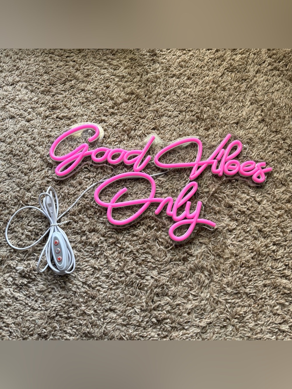 neon light sign